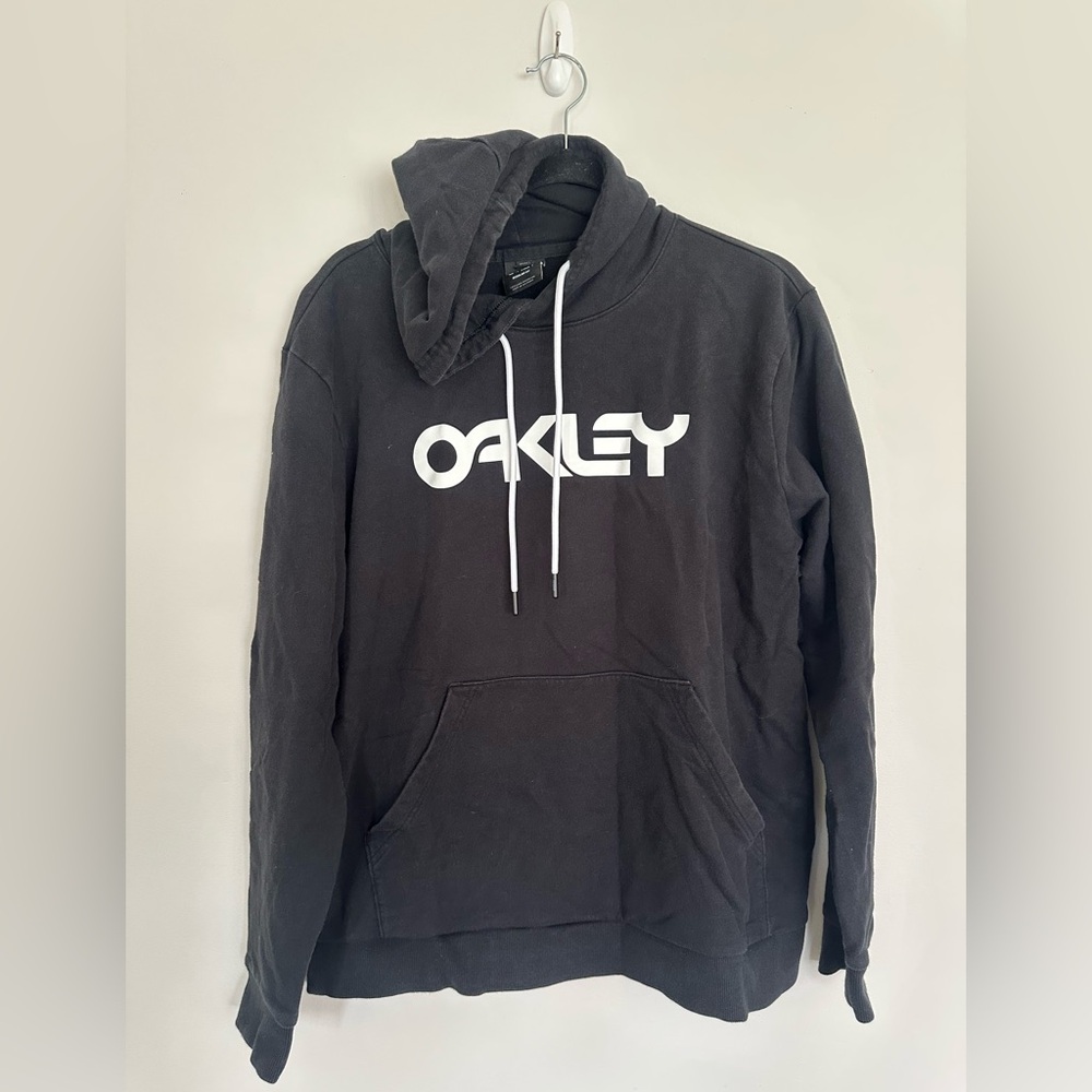 Oakley Men’s Black Logo Hoodie – Size L‎ (EUC)